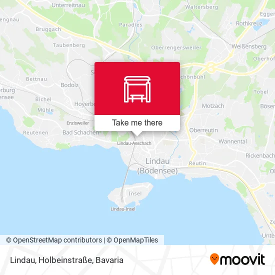 Карта Lindau, Holbeinstraße