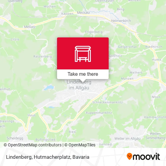 Карта Lindenberg, Hutmacherplatz