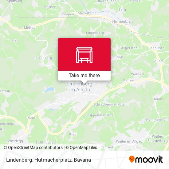 Lindenberg, Hutmacherplatz map