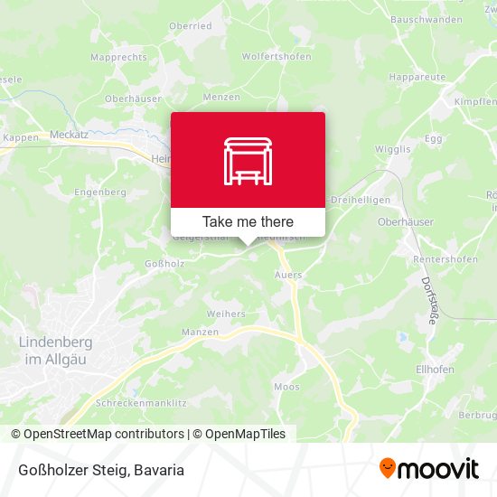 Карта Goßholzer Steig