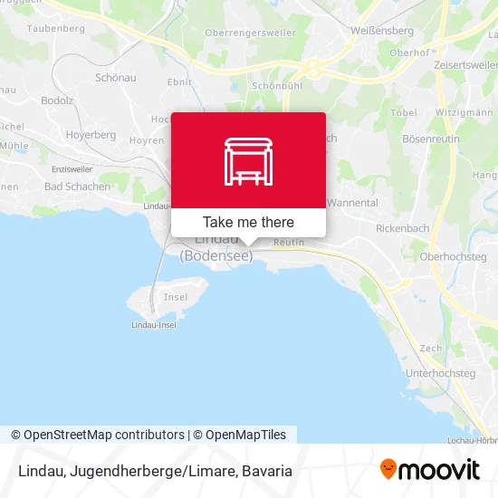 Карта Lindau, Jugendherberge/Limare