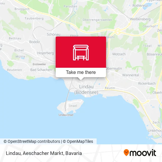 Карта Lindau, Aeschacher Markt
