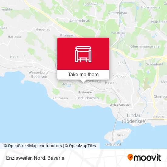 Карта Enzisweiler, Nord