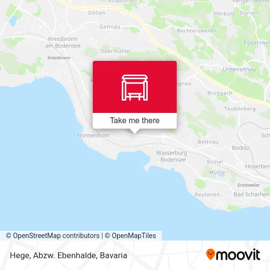 Карта Hege, Abzw. Ebenhalde