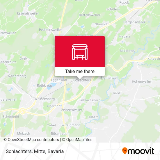 Schlachters, Mitte map