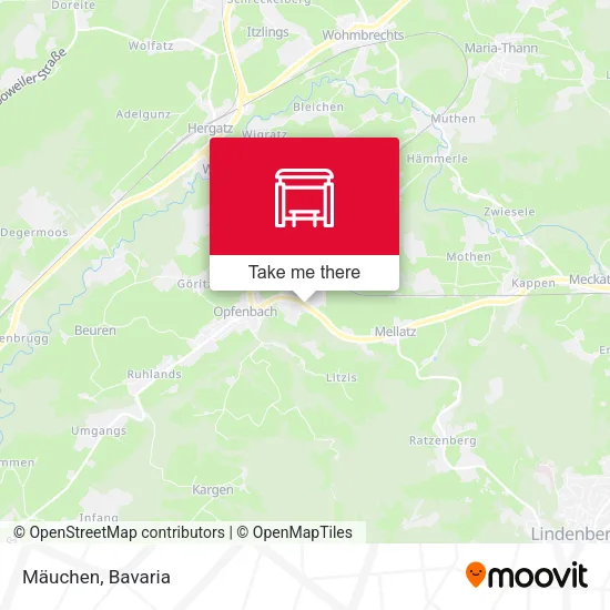 Карта Mäuchen