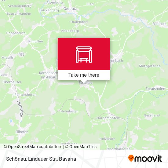 Schönau, Lindauer Str. map
