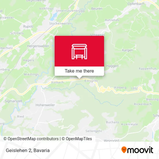 Карта Geislehen 2