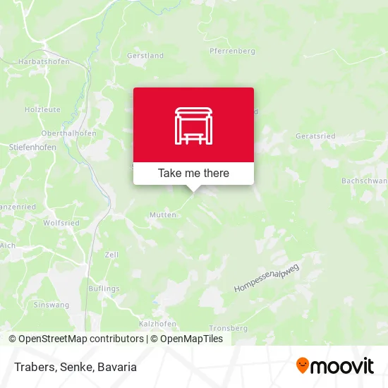 Карта Trabers, Senke