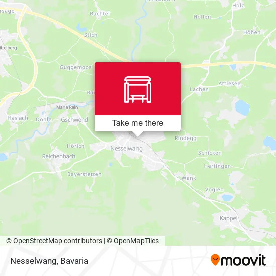 Карта Nesselwang
