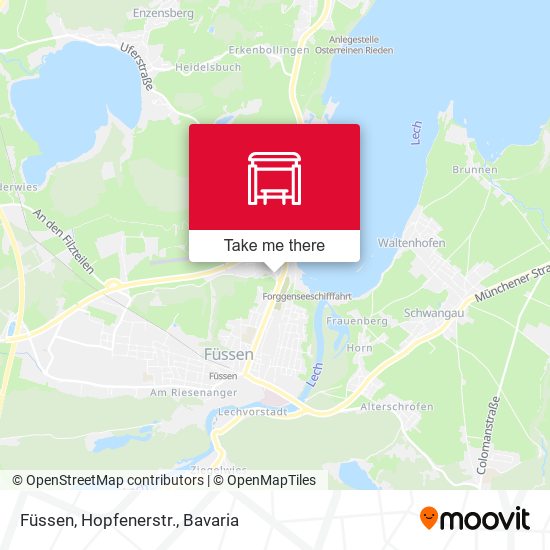 Füssen, Hopfenerstr. map