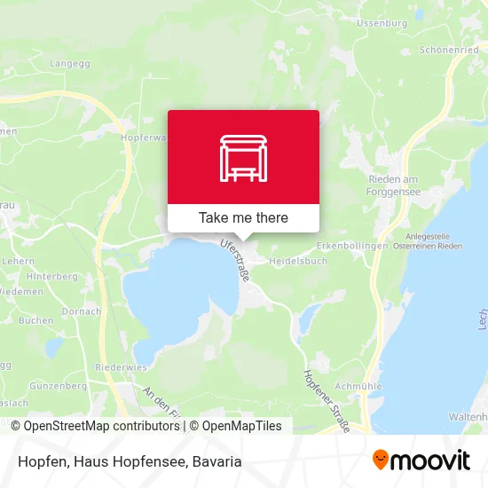 Hopfen, Haus Hopfensee map