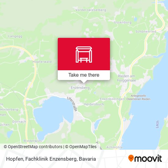 Hopfen, Fachklinik Enzensberg map
