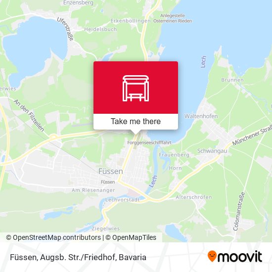 Füssen, Augsb. Str./Friedhof map