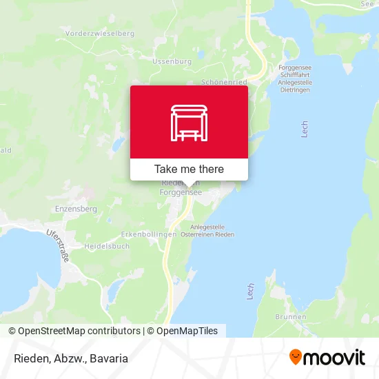 Карта Rieden, Abzw.