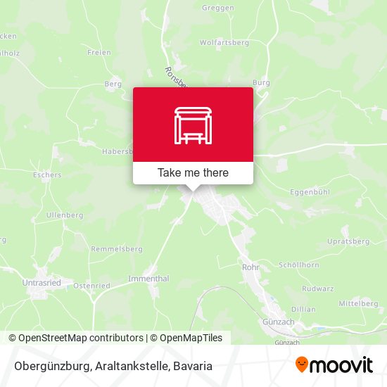 Obergünzburg, Araltankstelle map