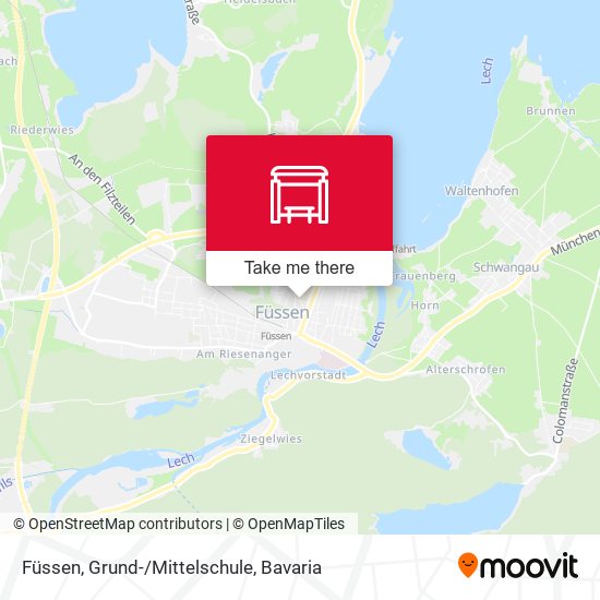 Füssen, Grund-/Mittelschule map