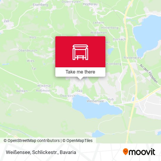 Weißensee, Schlickestr. map