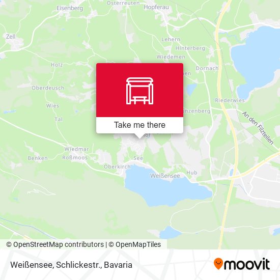 Карта Weißensee, Schlickestr.
