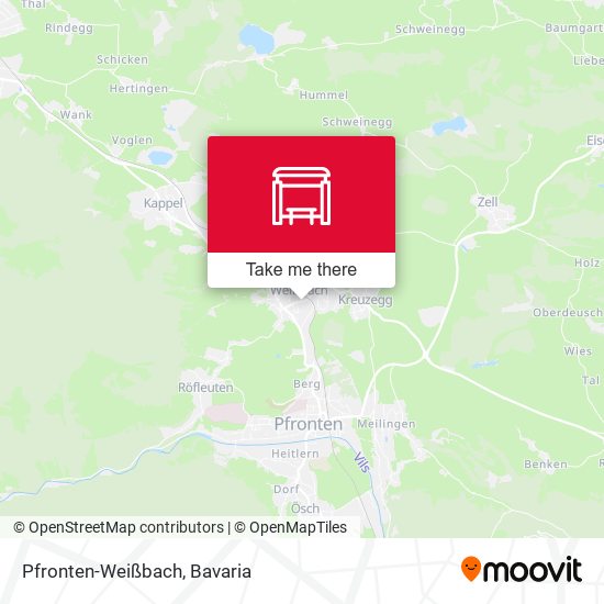 Pfronten-Weißbach map