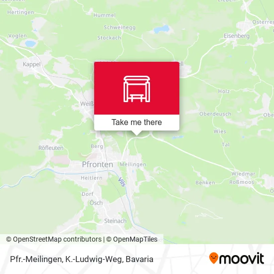 Карта Pfr.-Meilingen, K.-Ludwig-Weg