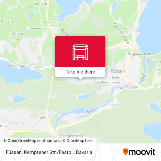 Füssen, Kemptener Str./Festpl. map