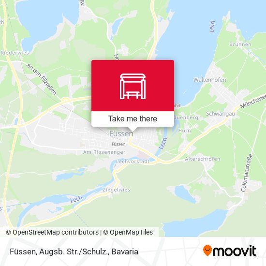 Füssen, Augsb. Str./Schulz. map
