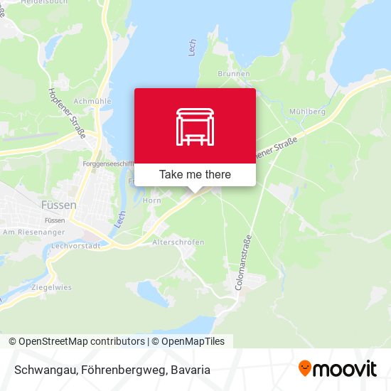 Schwangau, Föhrenbergweg map