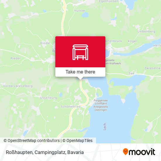 Roßhaupten, Campingplatz map