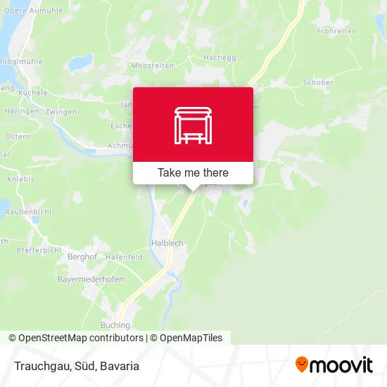 Карта Trauchgau, Süd