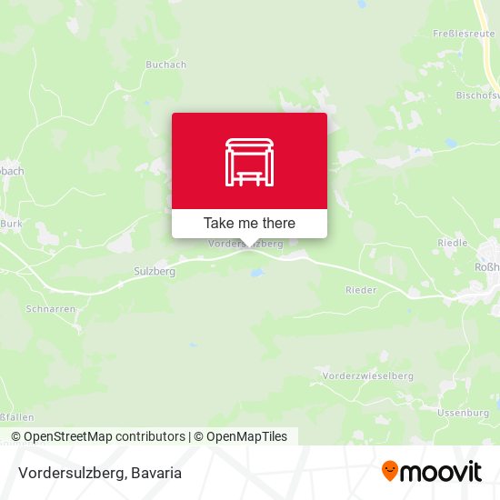 Vordersulzberg map