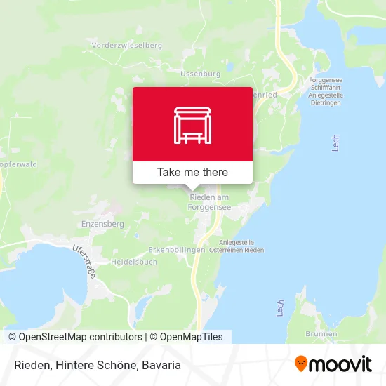 Rieden, Hintere Schöne map