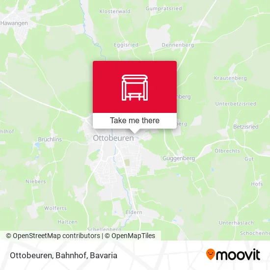 Карта Ottobeuren, Bahnhof