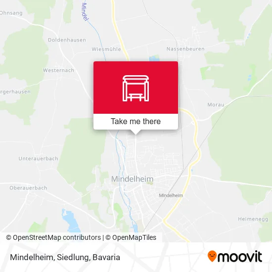 Карта Mindelheim, Siedlung