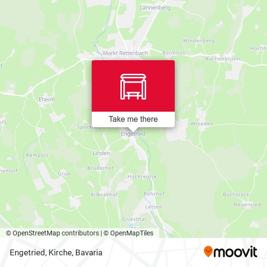 Карта Engetried, Kirche