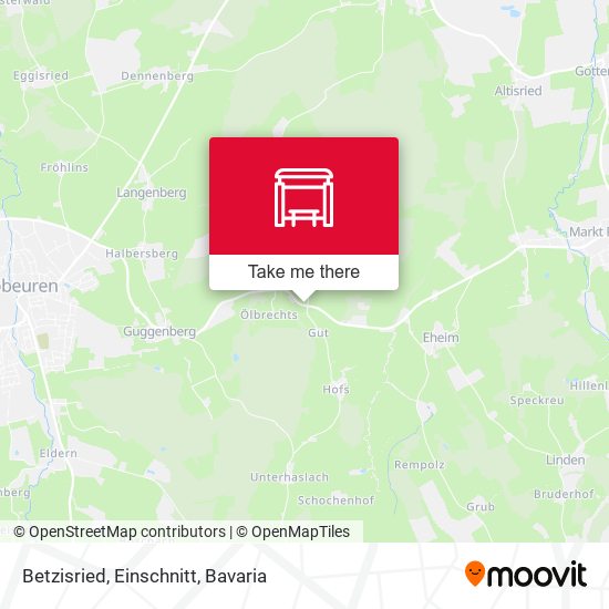 Betzisried, Einschnitt map