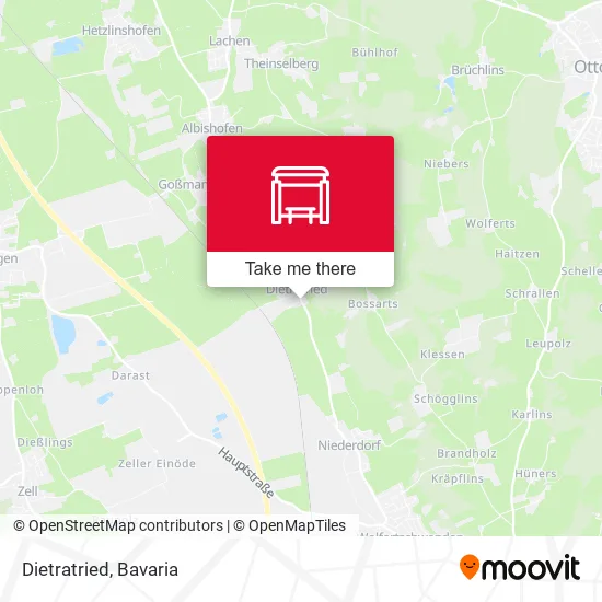 Карта Dietratried