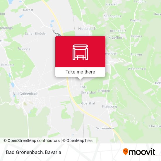 Карта Bad Grönenbach