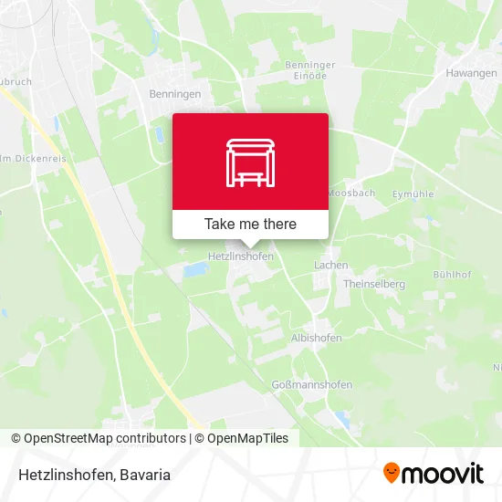 Карта Hetzlinshofen
