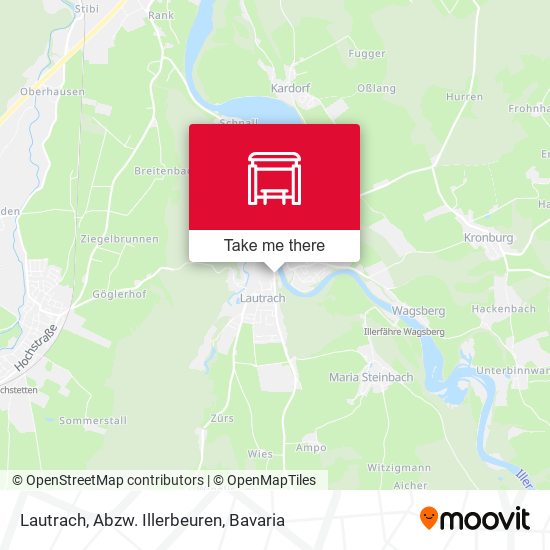 Lautrach, Abzw. Illerbeuren map