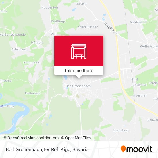 Bad Grönenbach, Ev. Ref. Kiga map