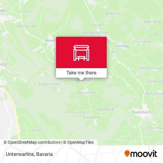 Карта Unterwarlins