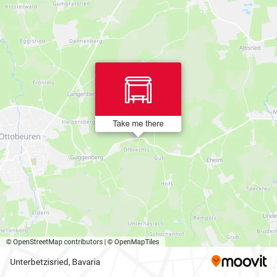 Карта Unterbetzisried