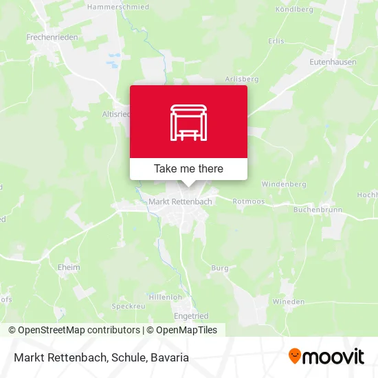 Карта Markt Rettenbach, Schule