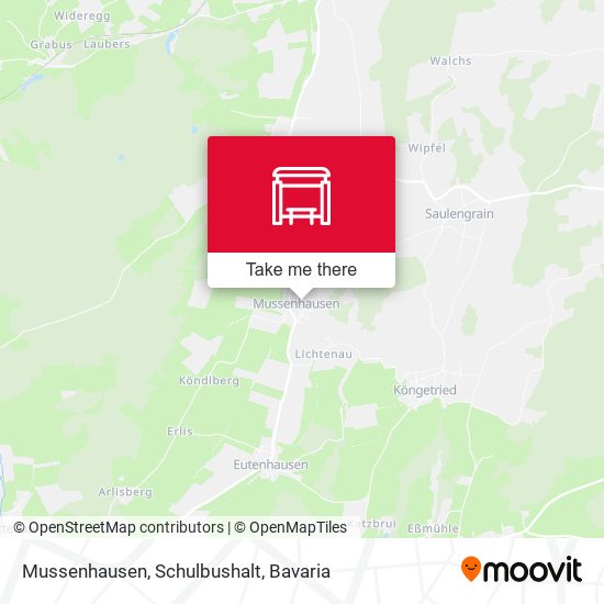 Mussenhausen, Schulbushalt map