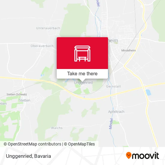 Карта Unggenried