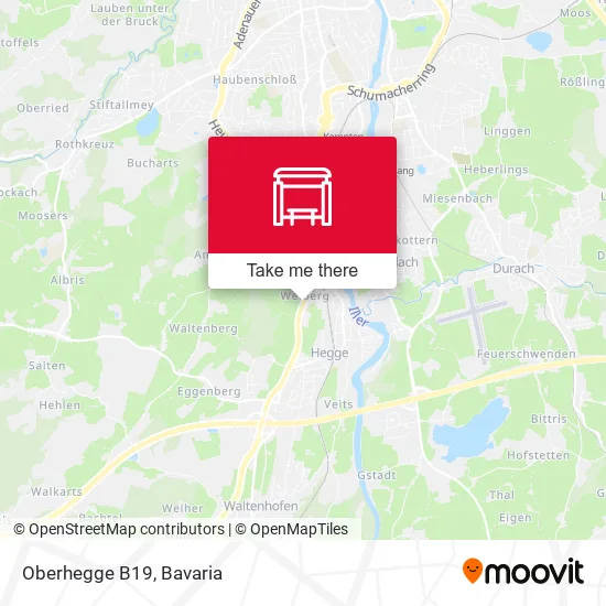 Карта Oberhegge B19