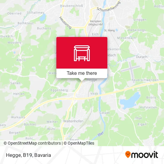 Карта Hegge, B19