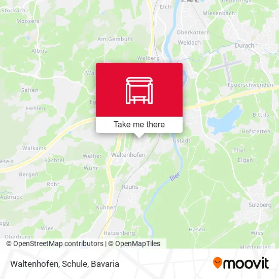 Карта Waltenhofen, Schule