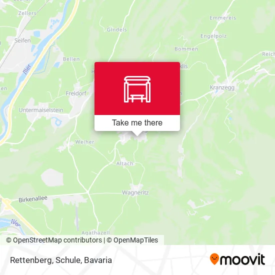 Карта Rettenberg, Schule